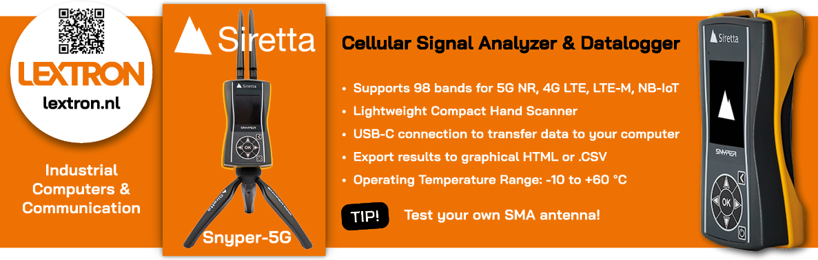 Siretta 5G NR Cellular Network  Analyser